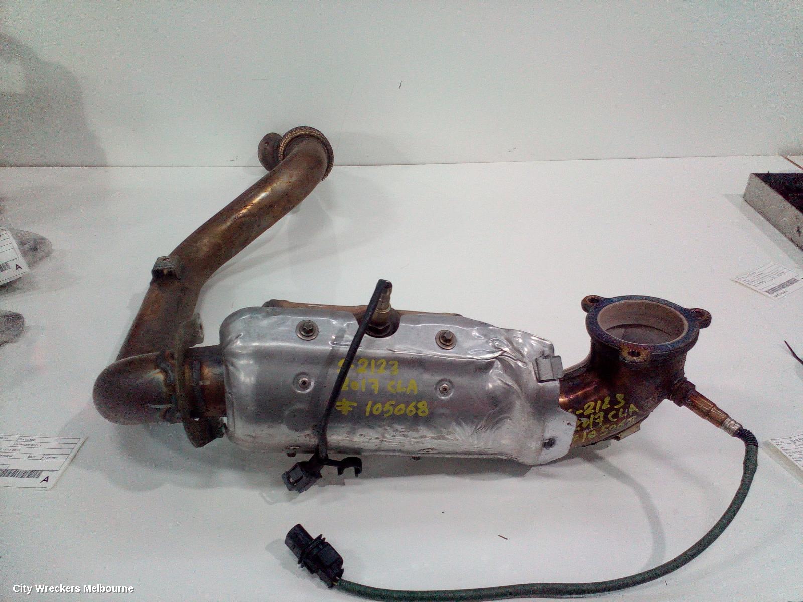 MERCEDES CLA CLASS CATALYTIC CONVERTER, DOWNPIPE-CAT TYPE, PETROL, 1.6, TURBO, 270.910 CODE, CLA180/CLA200, C117/X117, 09/2013 - 01/2019