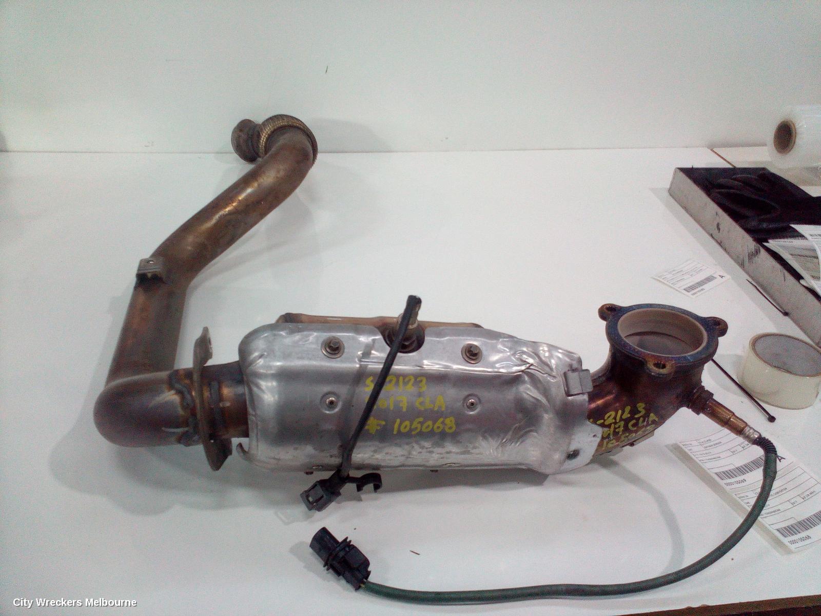 MERCEDES CLA CLASS CATALYTIC CONVERTER, DOWNPIPE-CAT TYPE, PETROL, 1.6, TURBO, 270.910 CODE, CLA180/CLA200, C117/X117, 09/2013 - 01/2019