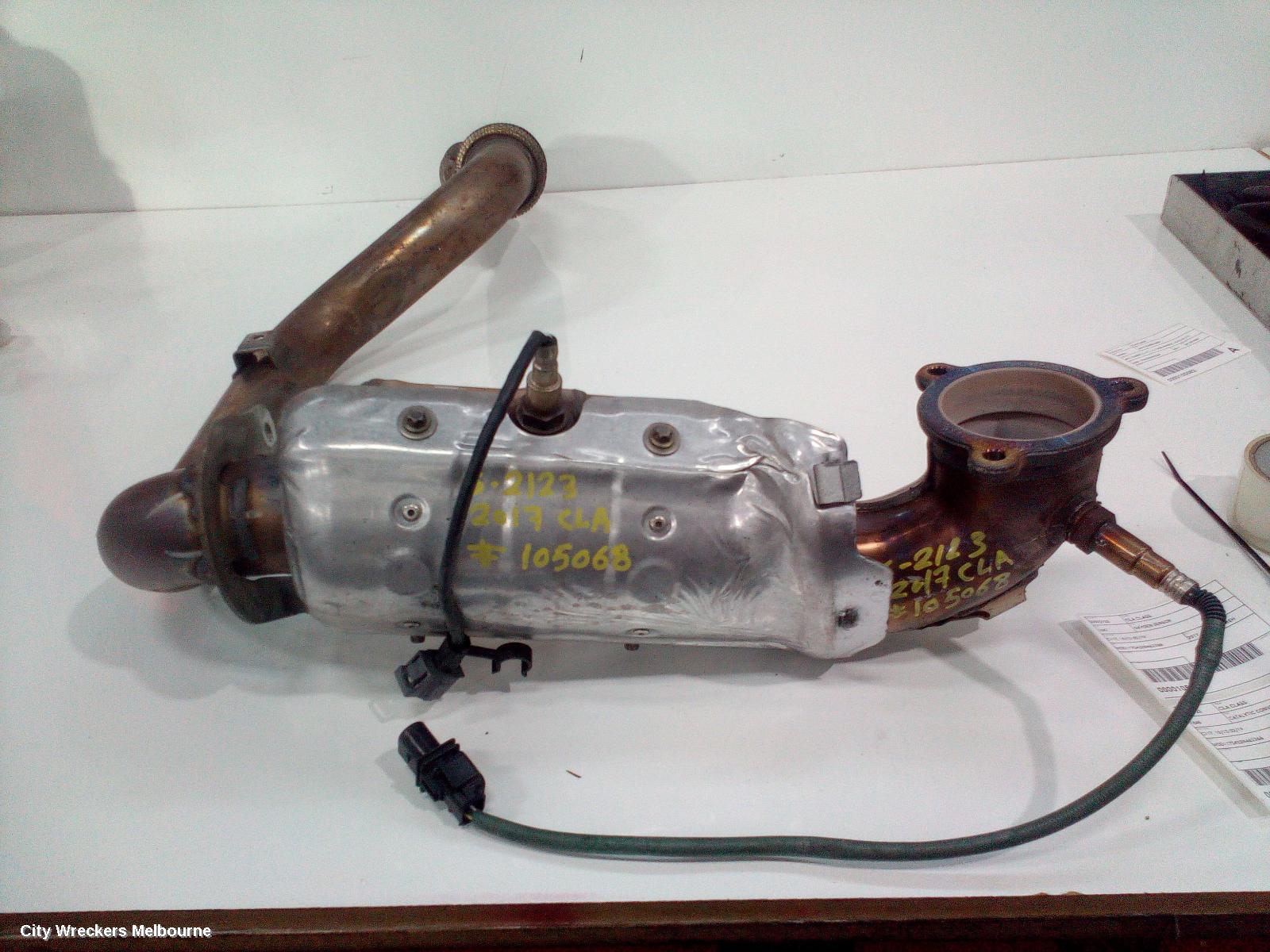 MERCEDES CLA CLASS CATALYTIC CONVERTER, DOWNPIPE-CAT TYPE, PETROL, 1.6, TURBO, 270.910 CODE, CLA180/CLA200, C117/X117, 09/2013 - 01/2019
