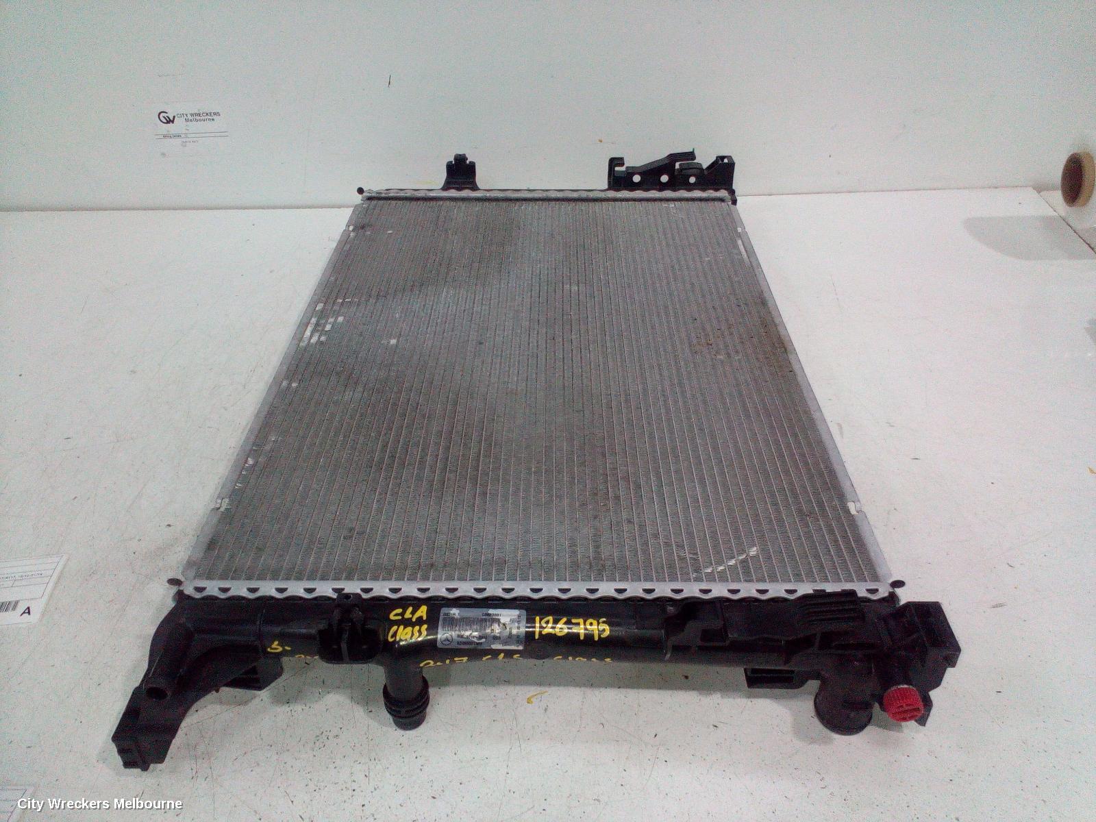 MERCEDES CLA CLASS RADIATOR, AUTO, 1.6, TURBO PETROL, P/N A2465001303, C117, 10/2013 - 01/2019