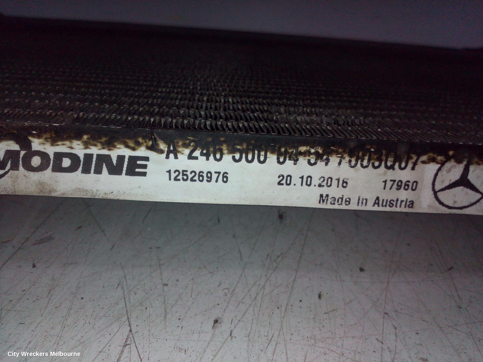 MERCEDES CLA CLASS A/C CONDENSER, C117, 1.6, PETROL, 10/2013 - 02/2019