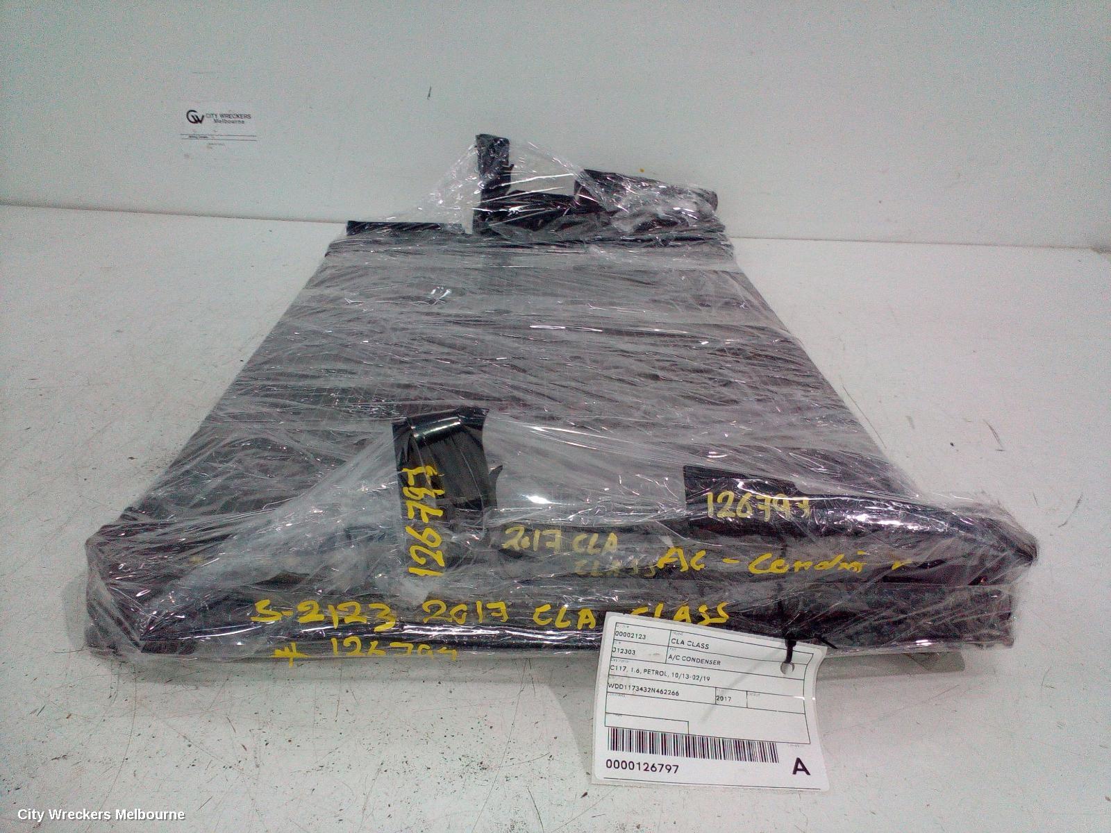 MERCEDES CLA CLASS A/C CONDENSER, C117, 1.6, PETROL, 10/2013 - 02/2019