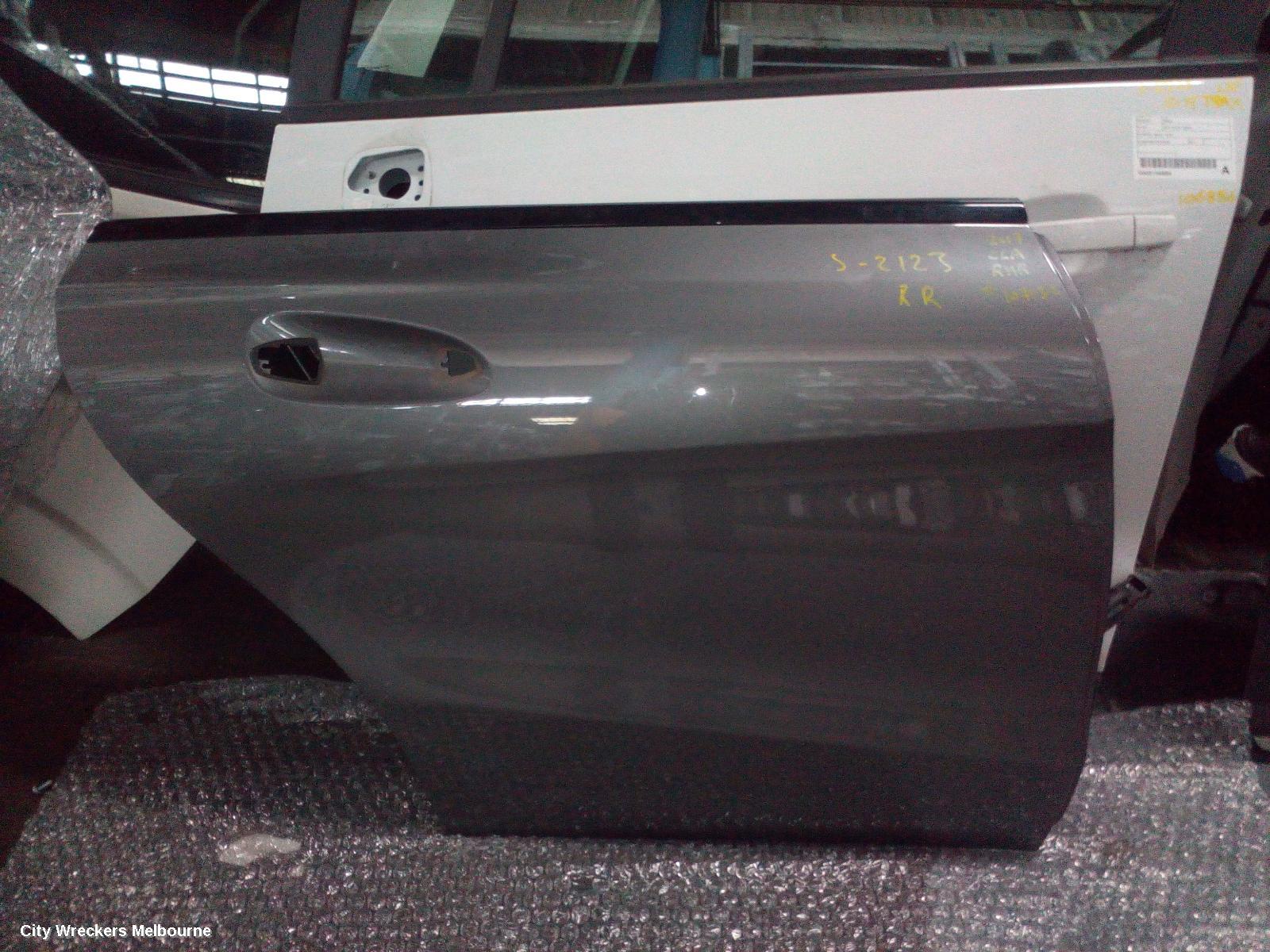 MERCEDES CLA CLASS RIGHT REAR DOOR, C117/X117, COUPE/WAGON, 10/2013 - 01/2019