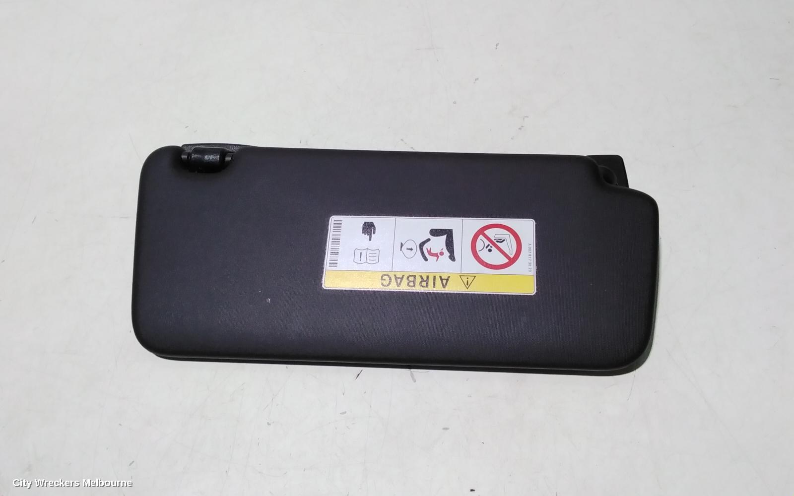 MERCEDES CLA CLASS SUNVISOR, C117, LH SIDE, 10/2013 - 02/2019