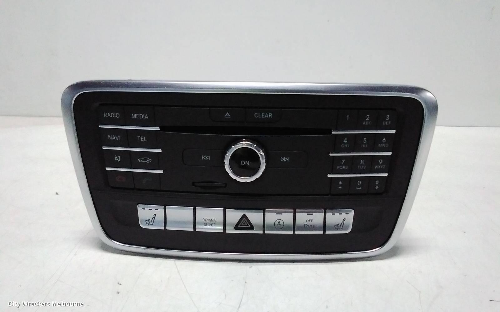 MERCEDES CLA CLASS RADIO/CD/DVD/SAT/TV, HEAD UNIT, COMAND APS W/ SINGLE DVD TYPE, C117/X117, 10/2013 - 01/2019
