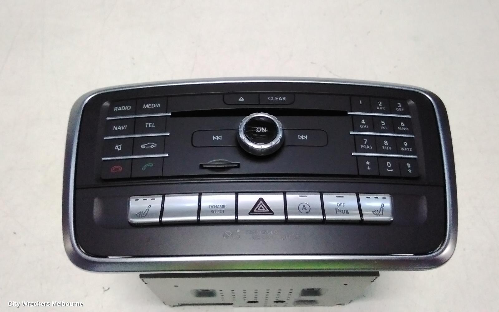 MERCEDES CLA CLASS RADIO/CD/DVD/SAT/TV, HEAD UNIT, COMAND APS W/ SINGLE DVD TYPE, C117/X117, 10/2013 - 01/2019