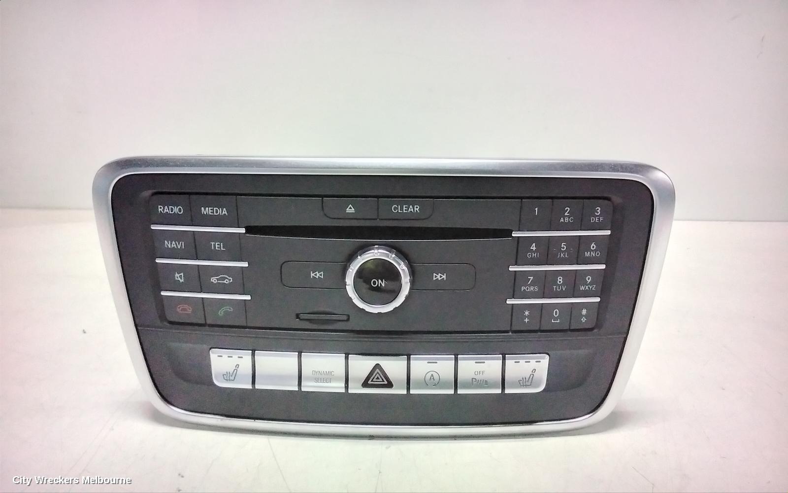 MERCEDES CLA CLASS RADIO/CD/DVD/SAT/TV, HEAD UNIT, COMAND APS W/ SINGLE DVD TYPE, C117/X117, 10/2013 - 01/2019