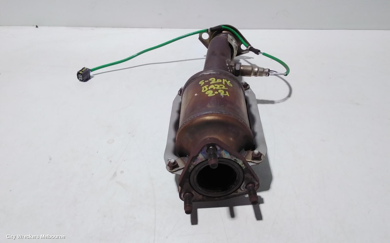HONDA JAZZ CATALYTIC CONVERTER, UNDER CAR-CAT TYPE, 1.5, PETROL, GF/GK, 07/2014 - 12/2020