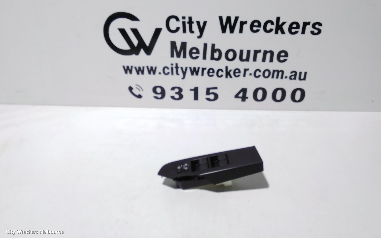 TOYOTA COROLLA PWR DR WIND SWITCH, RH FRONT (MASTER SWITCH), ZRE182R, HATCH, STANDARD, 10/2012 - 03/2015