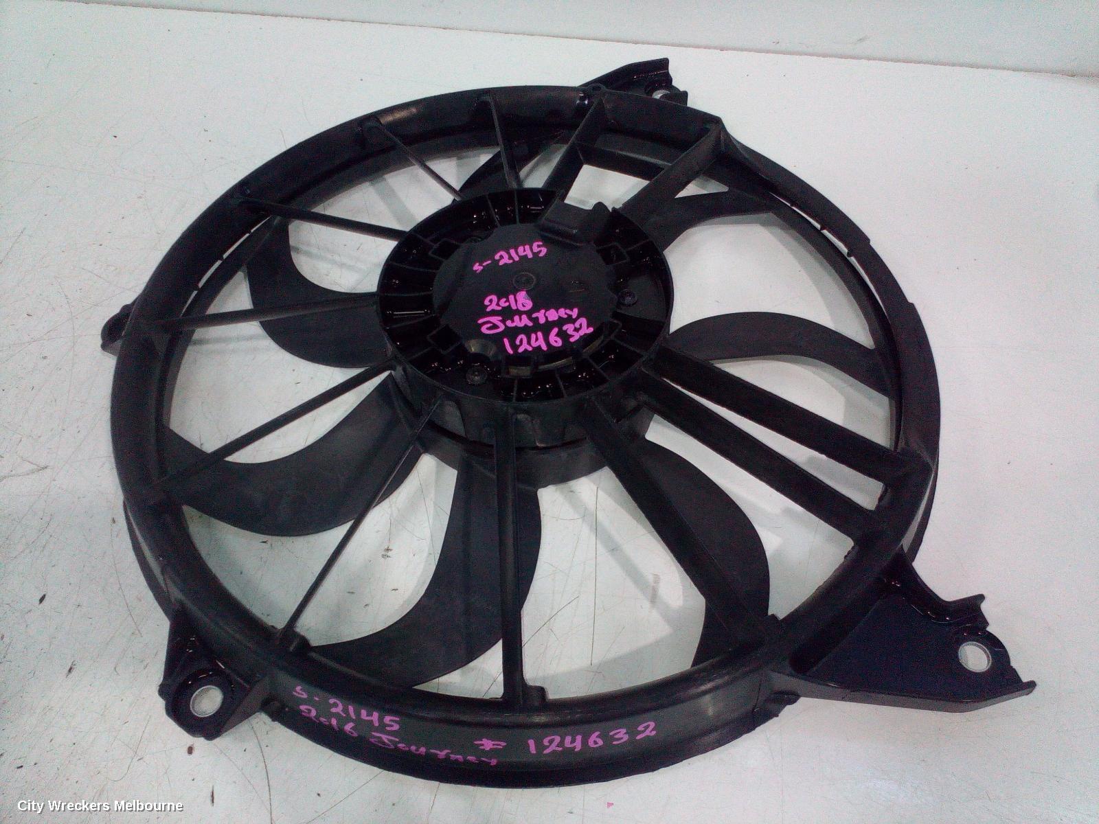 DODGE JOURNEY FAN, RADIATOR FAN, 3.6, PETROL, JC, 07/2011 - 12/2016