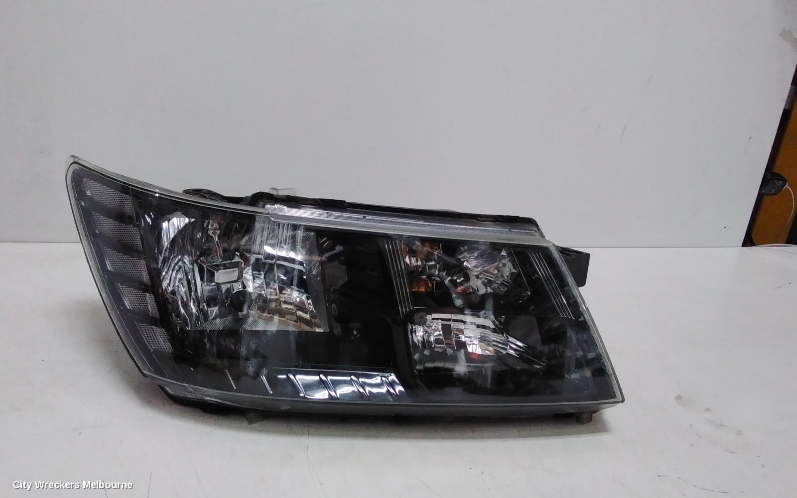 DODGE JOURNEY RIGHT HEADLAMP, JC, BLACK INSERT, 09/2008 - 12/2016
