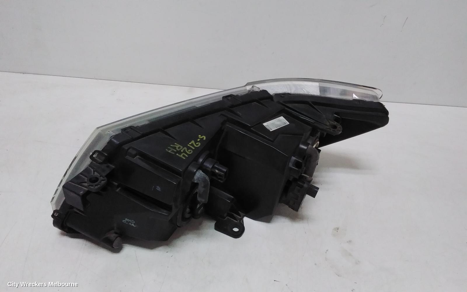 DODGE JOURNEY RIGHT HEADLAMP, JC, BLACK INSERT, 09/2008 - 12/2016