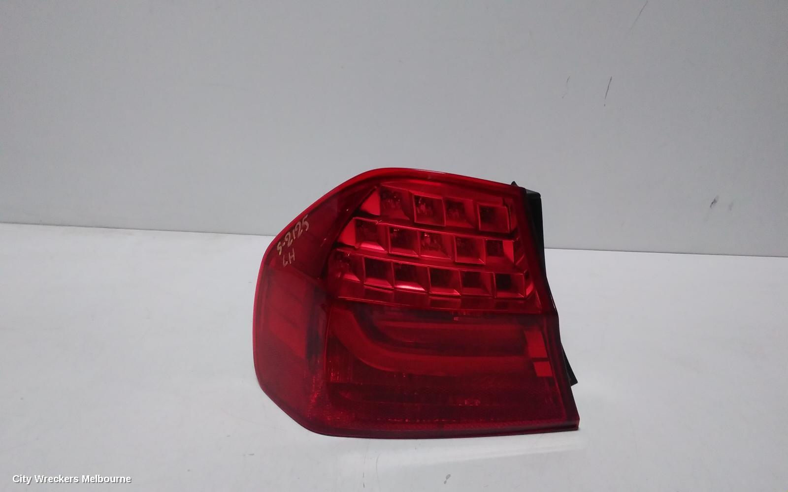 BMW 3 SERIES LEFT TAILLIGHT, E90, SEDAN, LED TYPE, 11/2008 - 01/2012