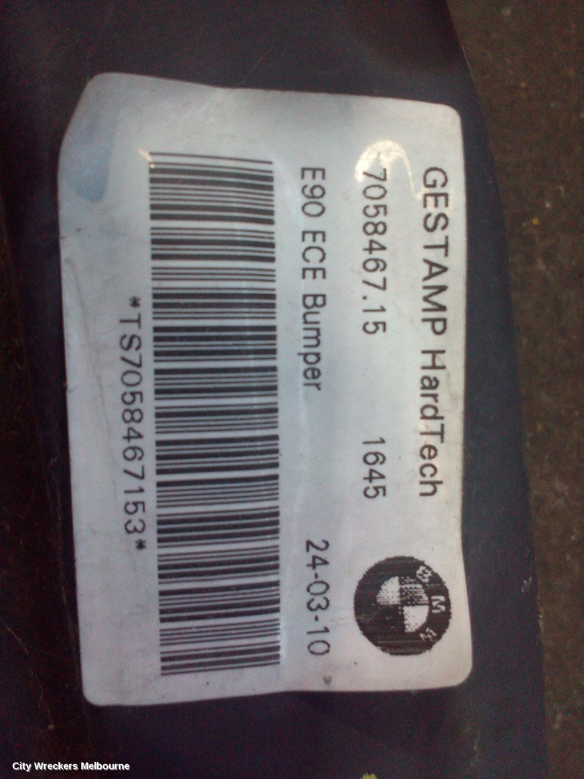 BMW 3 SERIES R/BAR BRACKET/REINFO, MAIN REINFORCEMENT, E90/E91, SEDAN/WAGON, SINGLE MUFFLER TYPE, 05/2005 - 04/2012