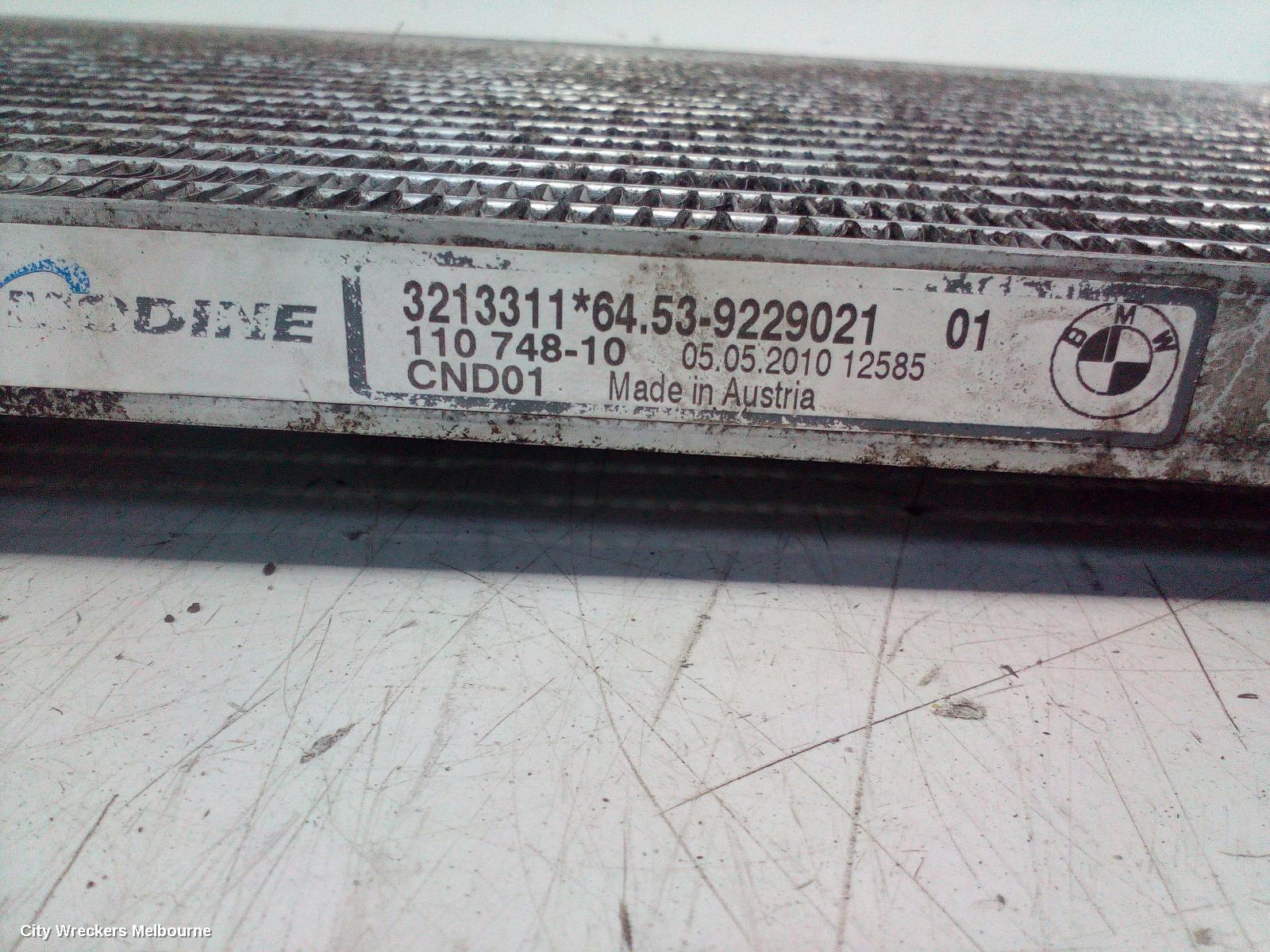 BMW 3 SERIES A/C CONDENSER, E90/E91/E92/E93, TURBO DIESEL/TURBO PETROL, 03/2005 - 09/2013