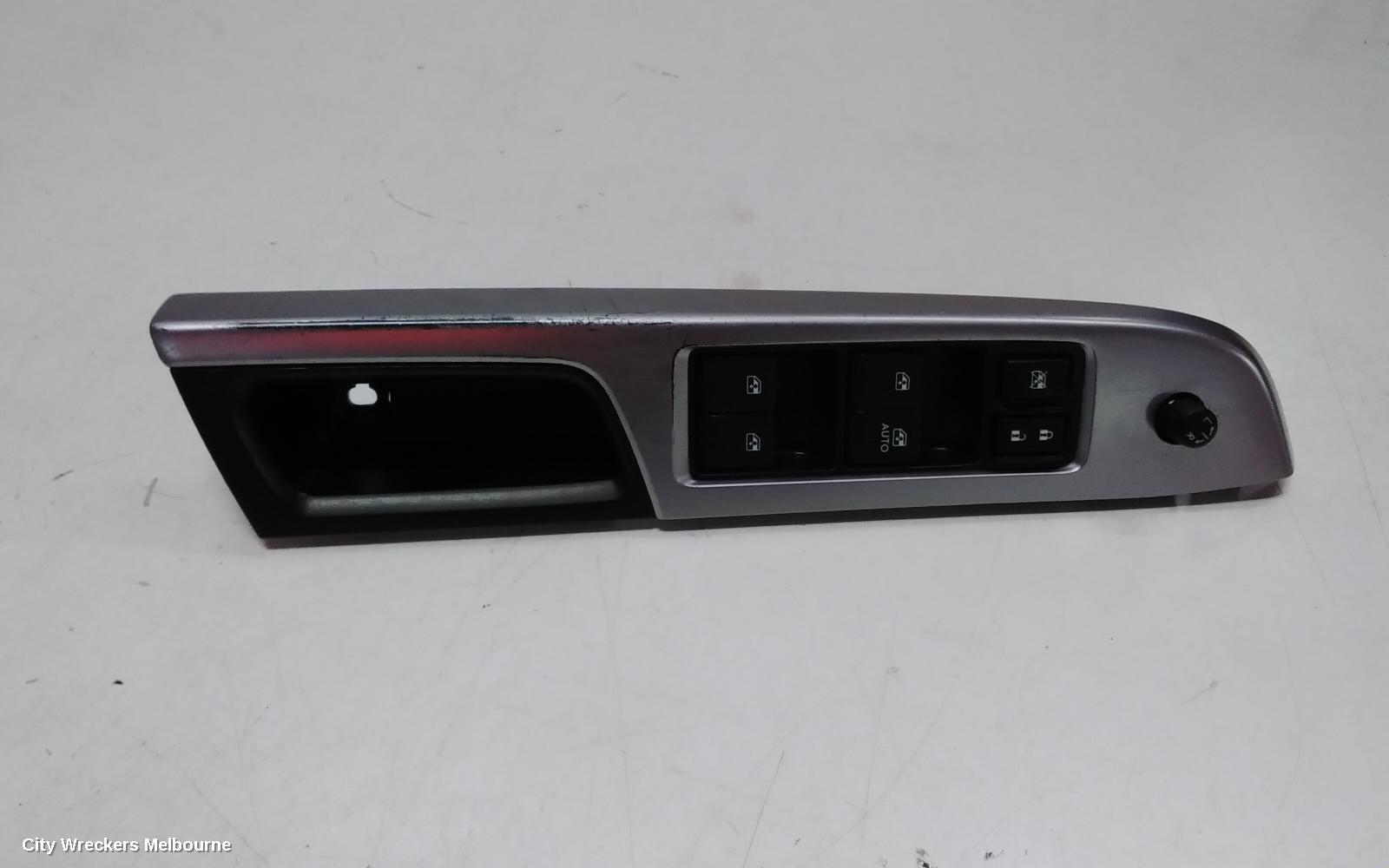 SUBARU IMPREZA PWR DR WIND SWITCH, RH FRONT (MASTER SWITCH), MARKED FJ12 ON BACK, G4, 03/2015 - 10/2016