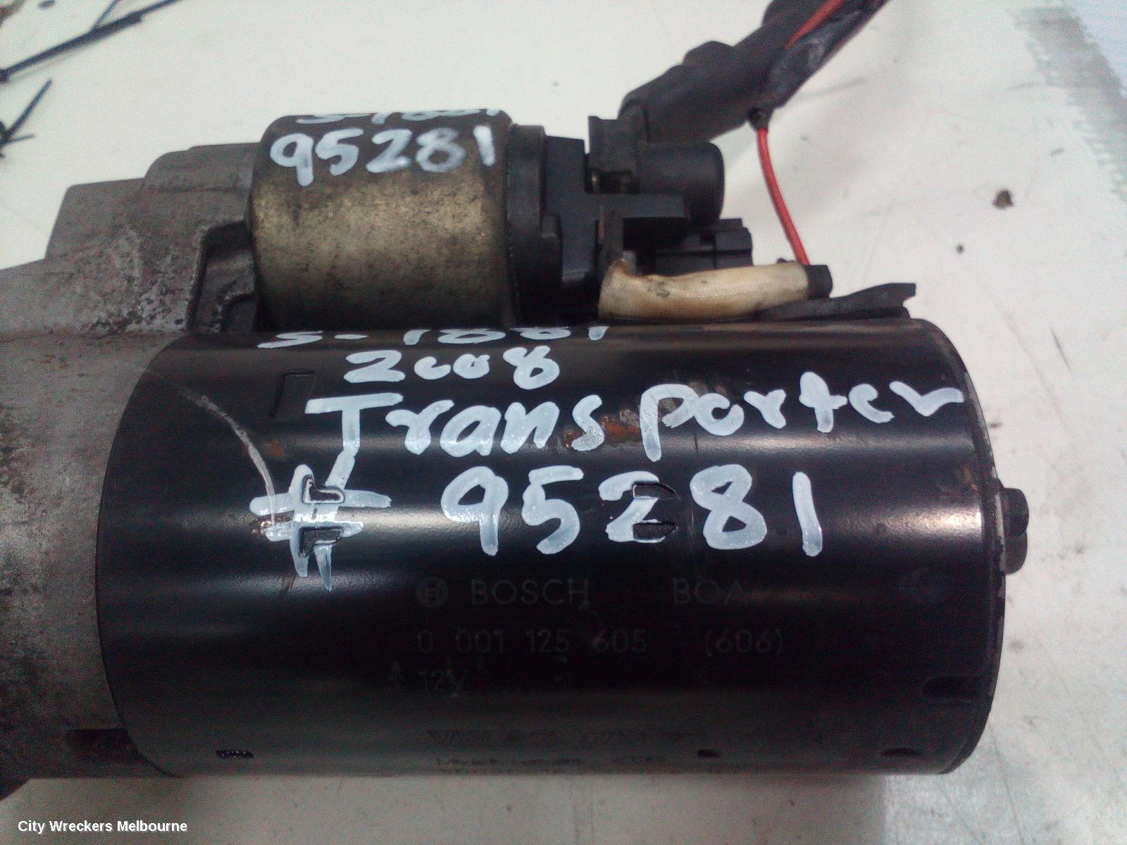 VOLKSWAGEN TRANSPORTER STARTER, DIESEL, 2.5, T5, 08/2004 - 02/2010