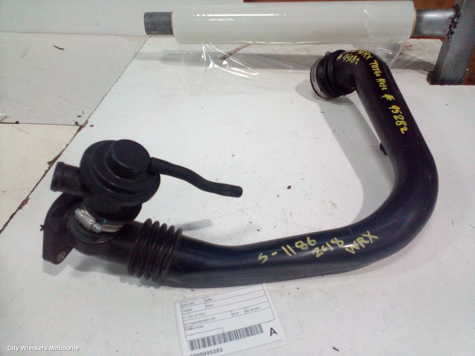 SUBARU WRX, V1, 03/2014 - 10/2021, TURBO HOSE: 95282