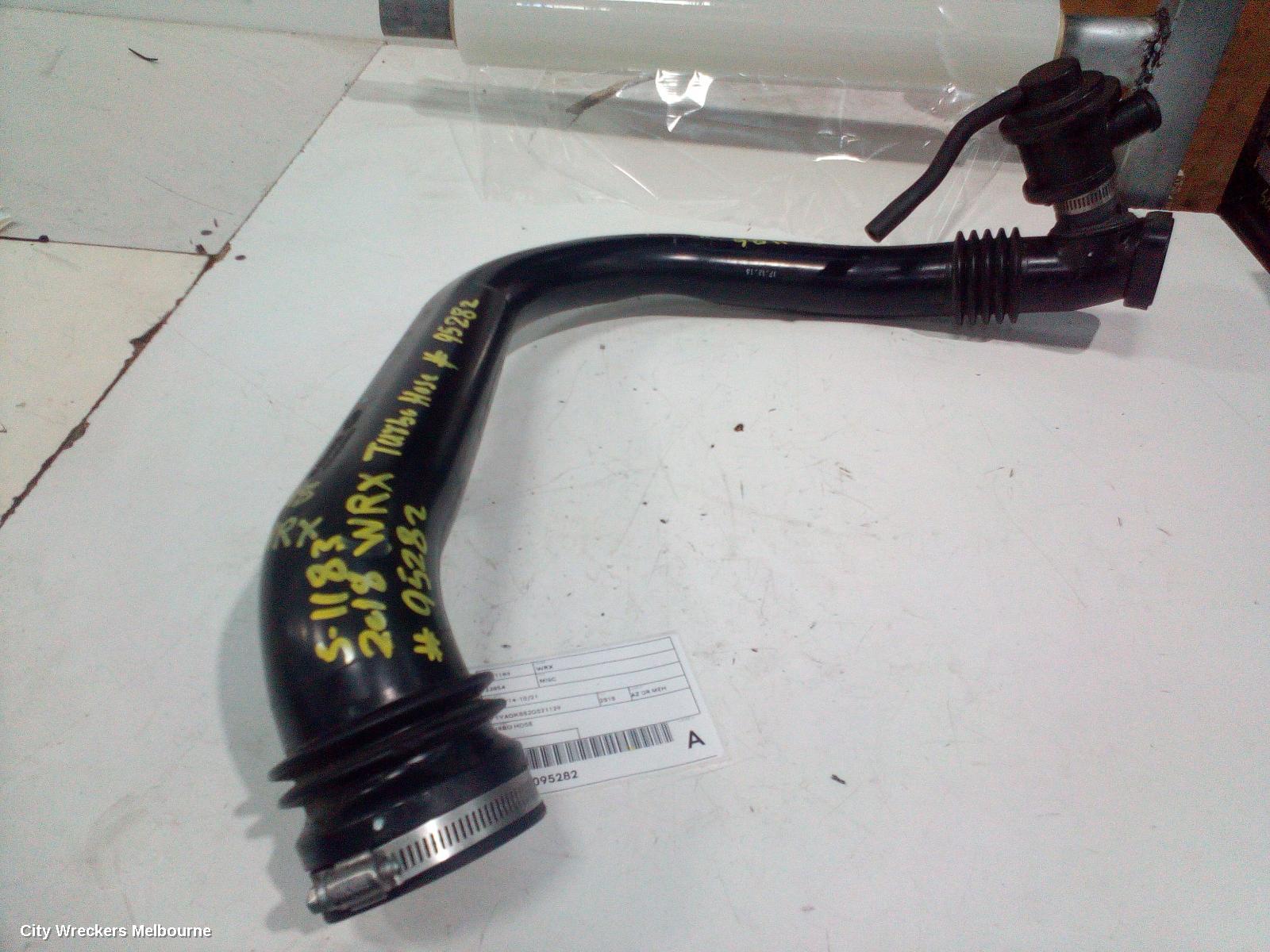 SUBARU WRX, V1, 03/2014 - 10/2021, TURBO HOSE: 95282