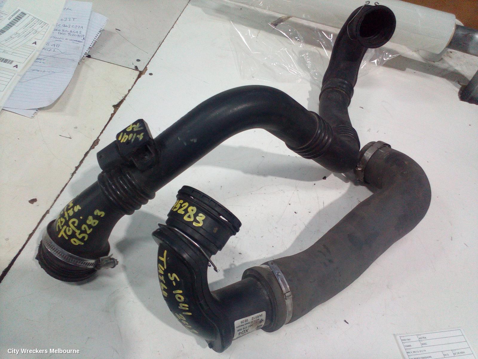 OPEL ASTRA, MK 4, 09/2012 - 01/2014, TURBO HOSE: 95283