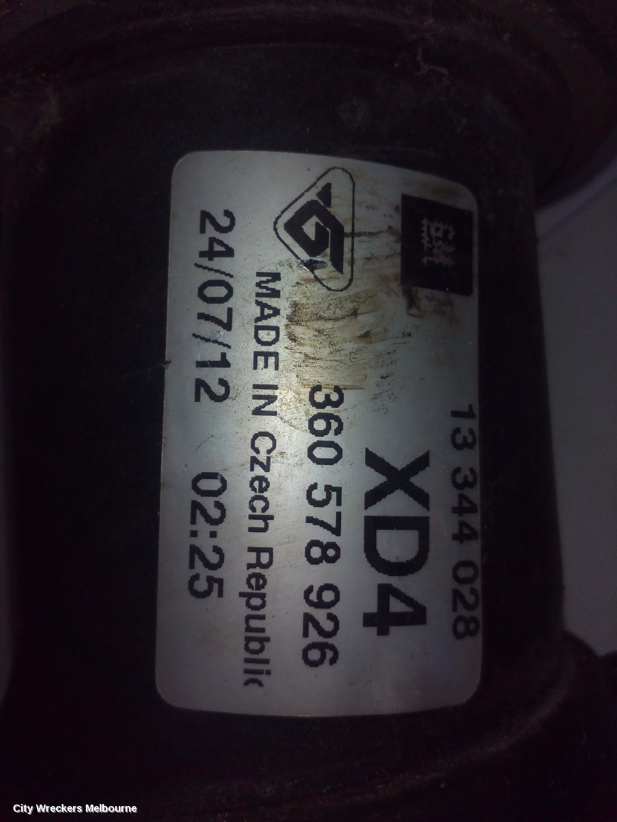 OPEL ASTRA, MK 4, 09/2012 - 01/2014, TURBO HOSE: 95283