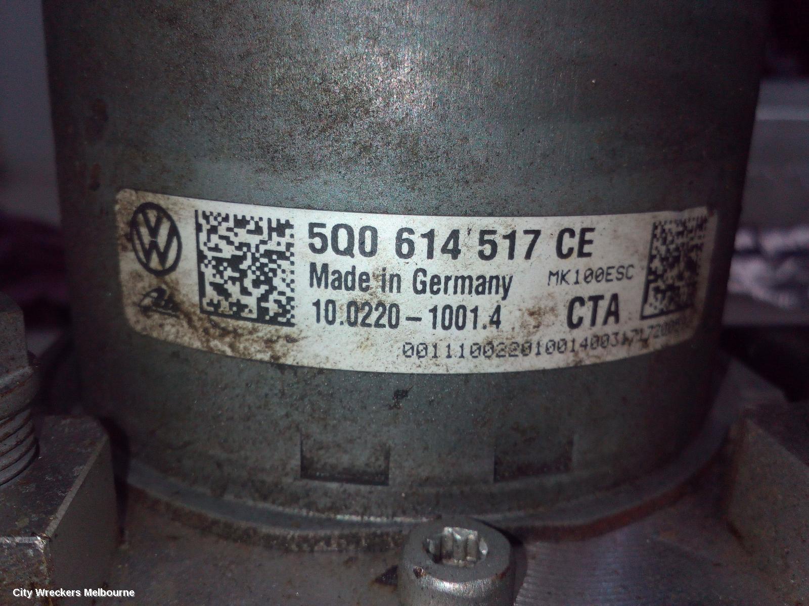 AUDI Q2 ABS PUMP/MODULATOR, GA, P/N 5Q0614517CE, 10/2016 - 01/2021