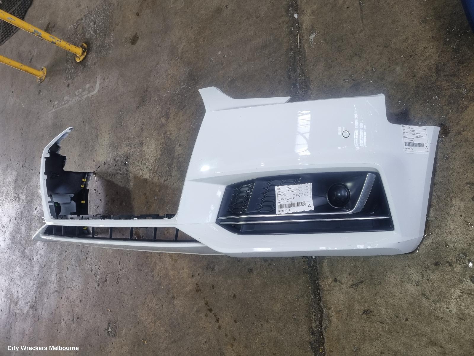 AUDI A4 FRONT BUMPER, B9 8W, A4, 1.4 PETROL ENG TYPE, 10/2015 - 11/2020