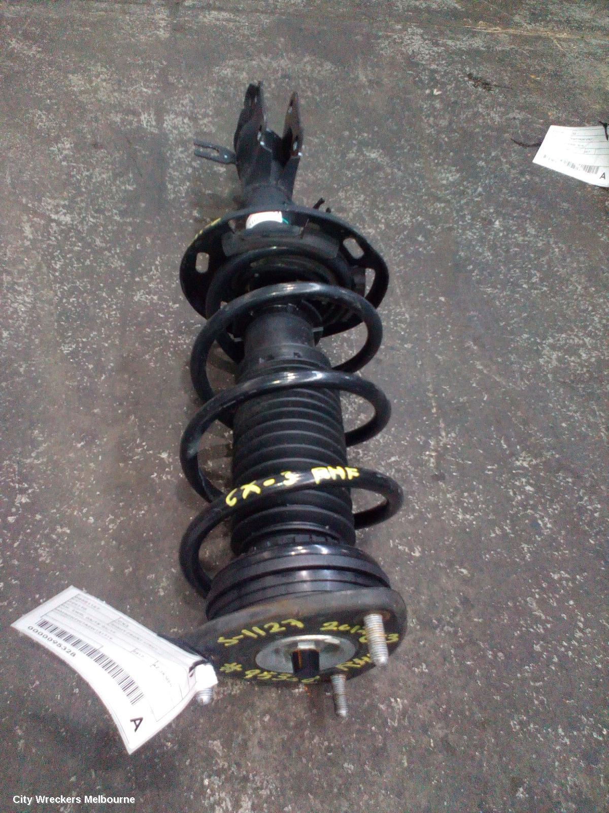 MAZDA CX3 RIGHT FRONT STRUT, DK, 2WD, 03/2015 - 02/2017