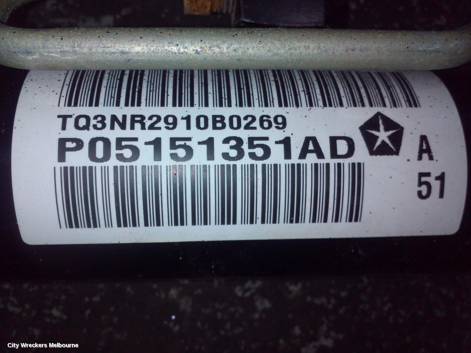 DODGE JOURNEY STEERING BOX/RACK, JC, 09/2008 - 12/2016