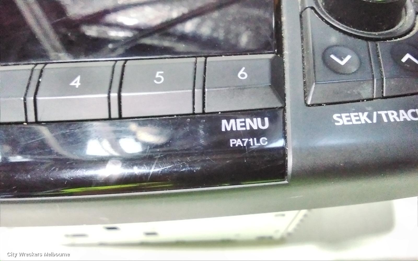 SUZUKI SWIFT RADIO/CD/DVD/SAT/TV, CD PLAYER, W/ BLUETOOTH TYPE, FZ, 08/2010 - 03/2017