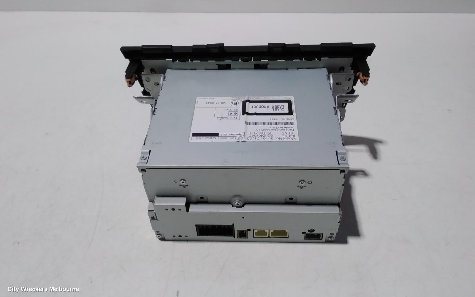 SUZUKI SWIFT RADIO/CD/DVD/SAT/TV, CD PLAYER, W/ BLUETOOTH TYPE, FZ, 08/2010 - 03/2017