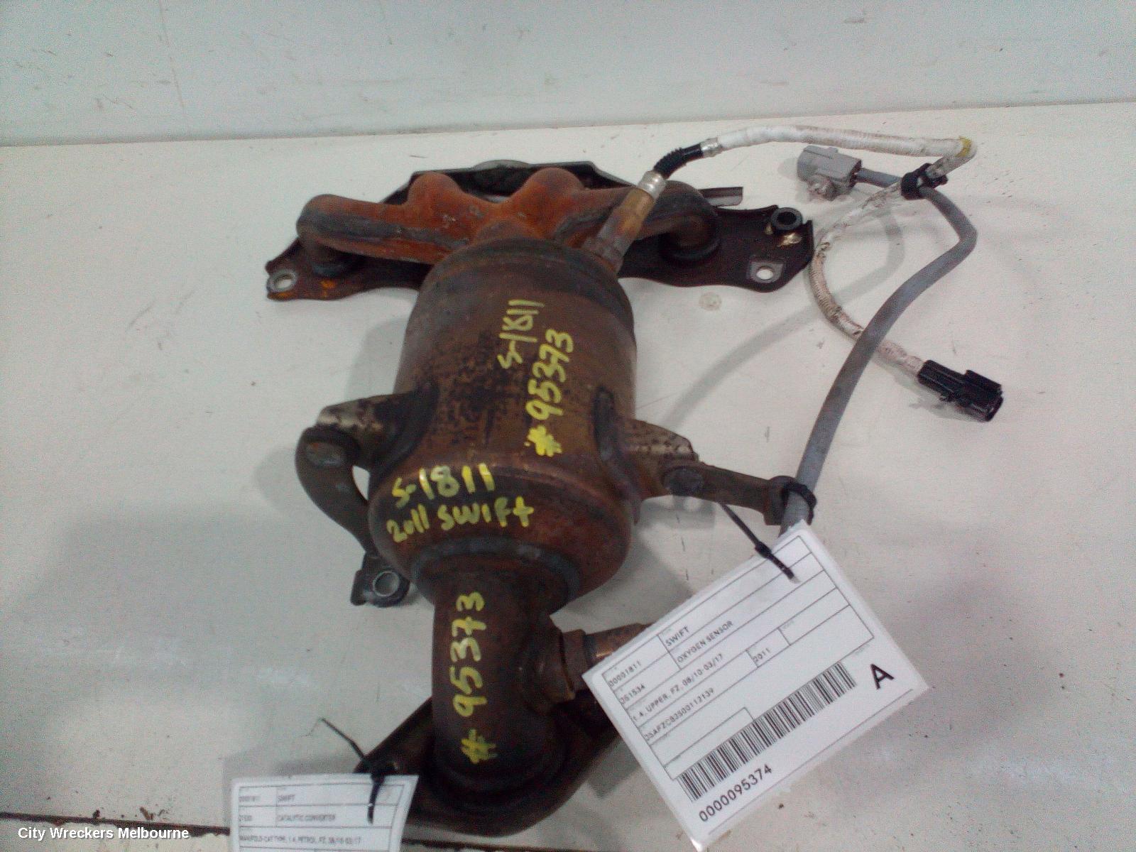 SUZUKI SWIFT OXYGEN SENSOR, 1.4, UPPER, FZ, 08/2010 - 03/2017