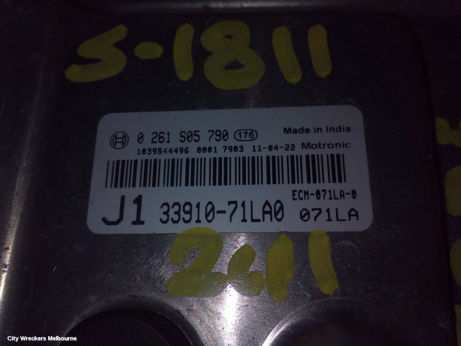 SUZUKI SWIFT ECU, ENGINE ECU, 1.4, K14B, AUTO T/M, ECU ONLY, FZ, 08/2010 - 03/2017