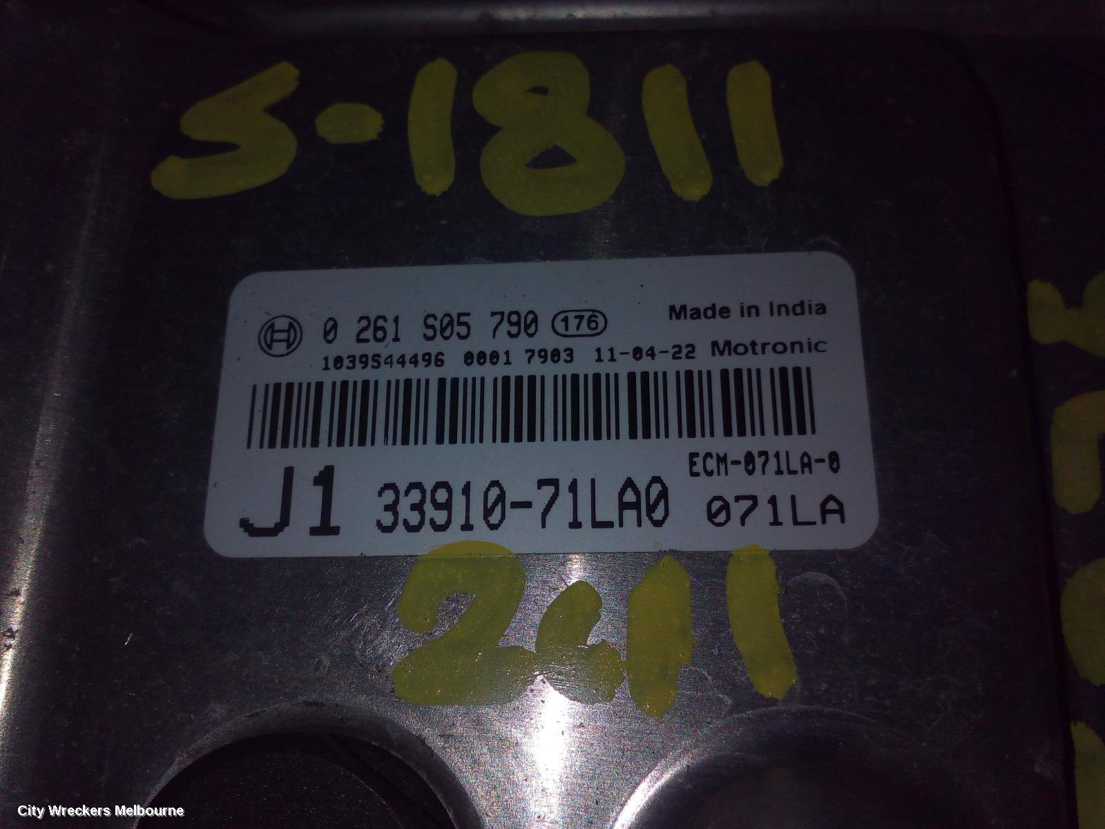 SUZUKI SWIFT ECU, ENGINE ECU, 1.4, K14B, AUTO T/M, ECU ONLY, FZ, 08/2010 - 03/2017