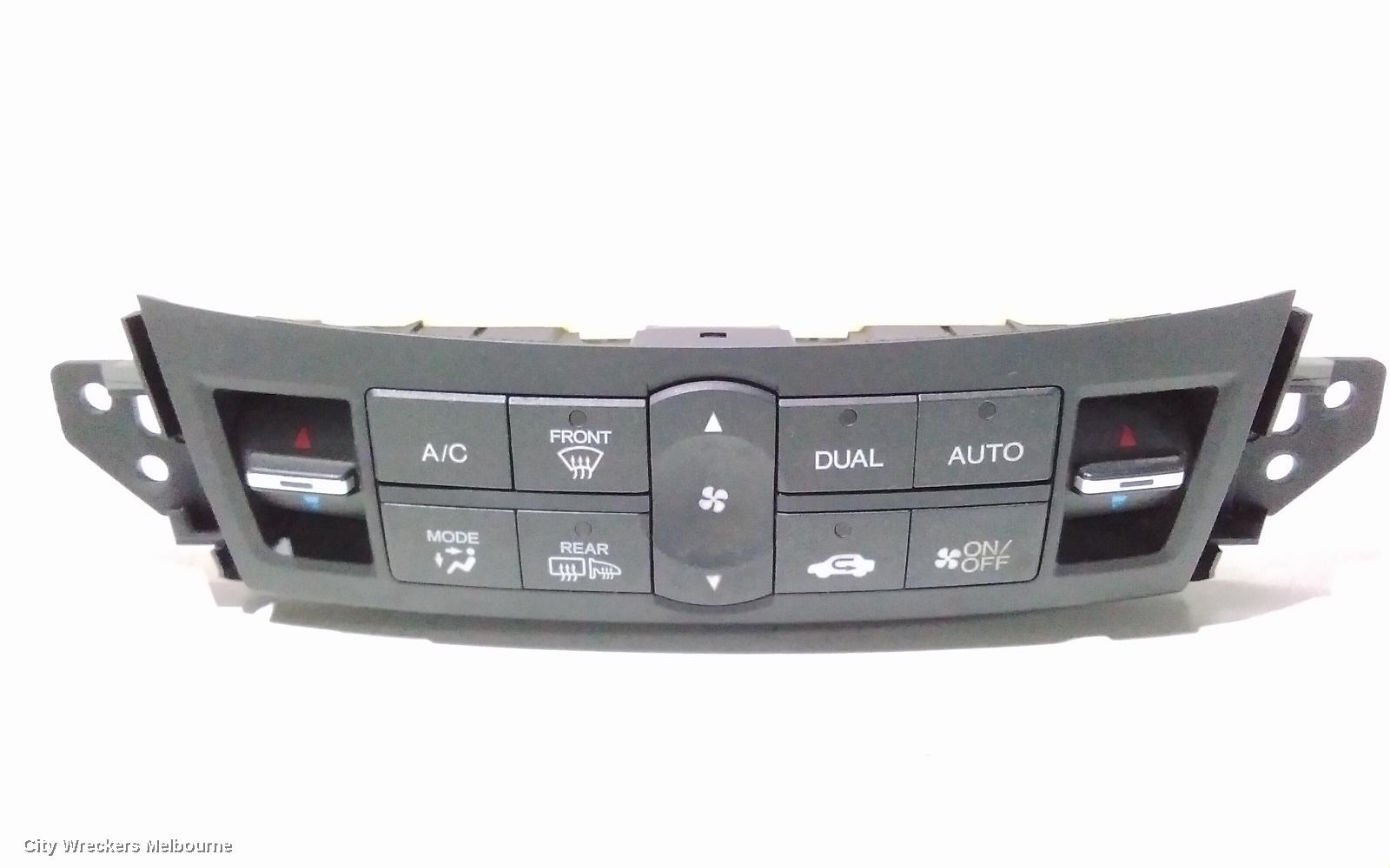 HONDA ACCORD HEATER/AC CONTROLS, 8TH GEN, EURO (VIN JHMCU), 06/2008 - 12/2015