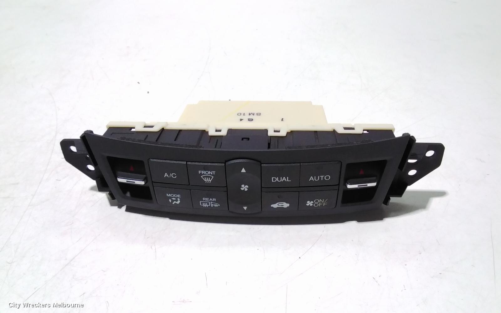 HONDA ACCORD HEATER/AC CONTROLS, 8TH GEN, EURO (VIN JHMCU), 06/2008 - 12/2015