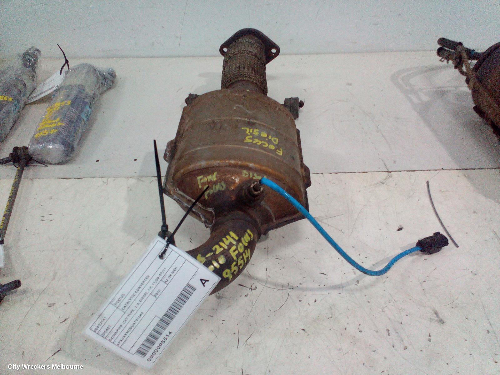 FORD FOCUS CATALYTIC CONVERTER, DOWNPIPE-CAT TYPE, 2.0, DIESEL, LV, 11/2008 - 07/2011