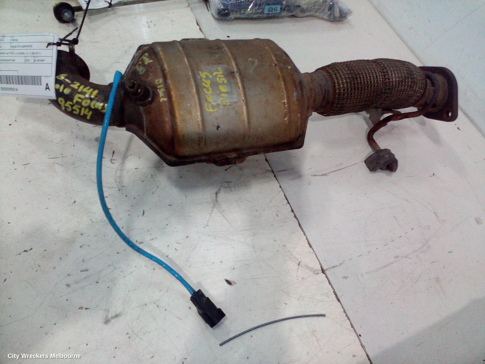 FORD FOCUS CATALYTIC CONVERTER, DOWNPIPE-CAT TYPE, 2.0, DIESEL, LV, 11/2008 - 07/2011