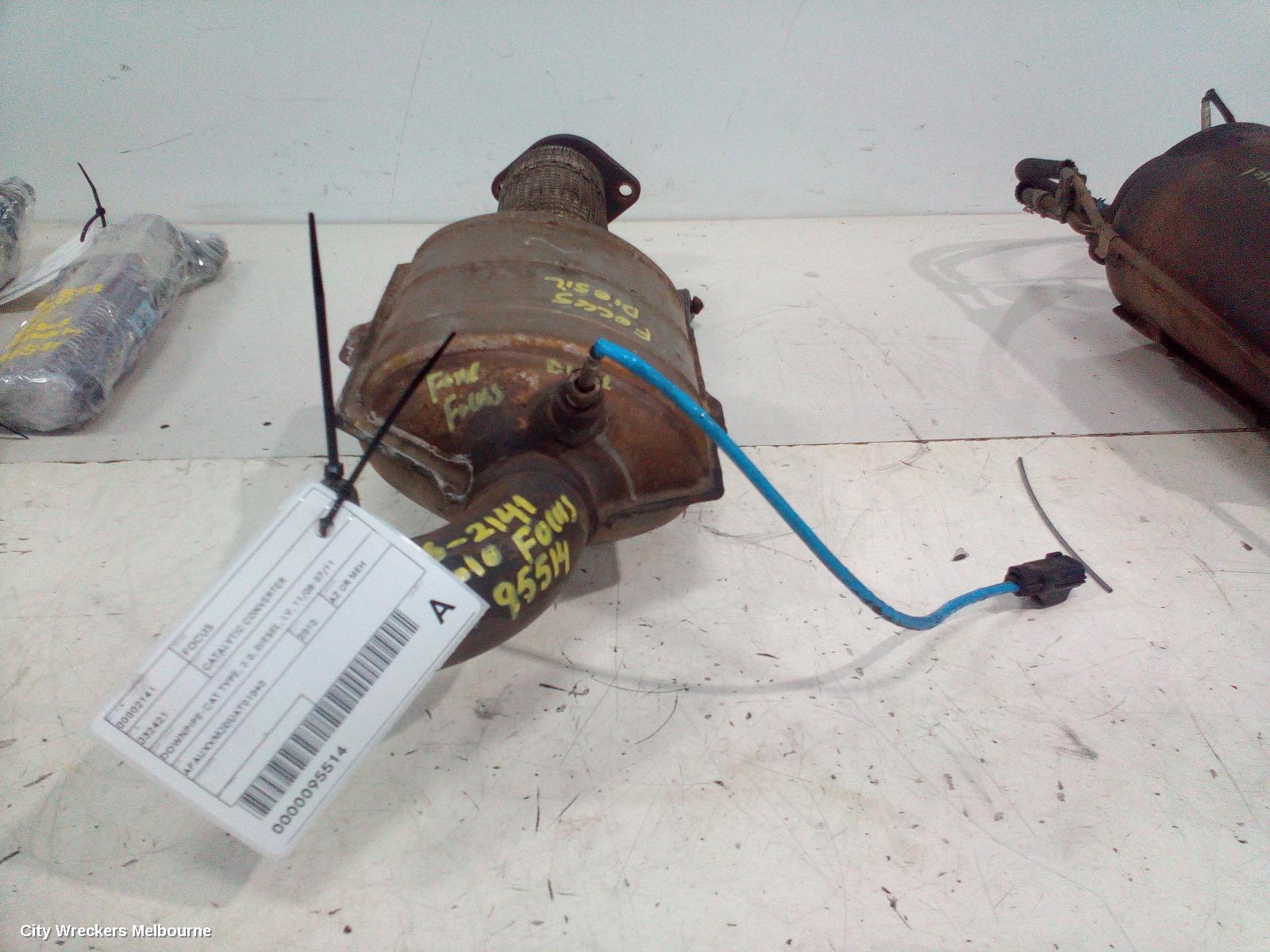 FORD FOCUS CATALYTIC CONVERTER, DOWNPIPE-CAT TYPE, 2.0, DIESEL, LV, 11/2008 - 07/2011