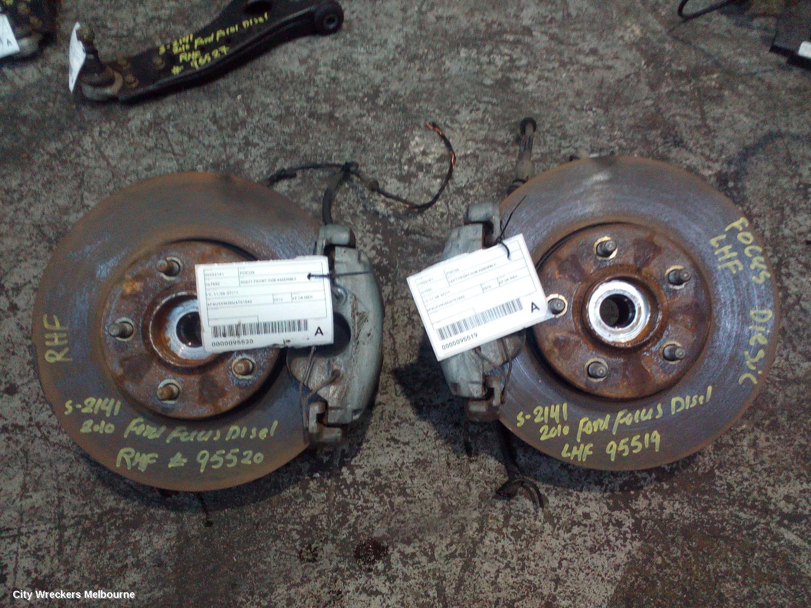FORD FOCUS RIGHT FRONT HUB ASSEMBLY, LV, 11/2008 - 07/2011