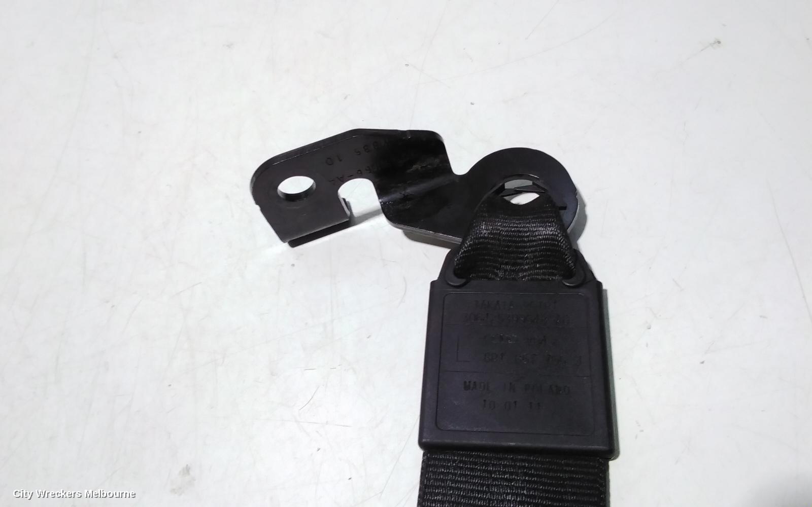 AUDI Q5 SEATBELT/STALK, LH FRONT, SEAT BELT ONLY, 8R, 03/2009 - 12/2013