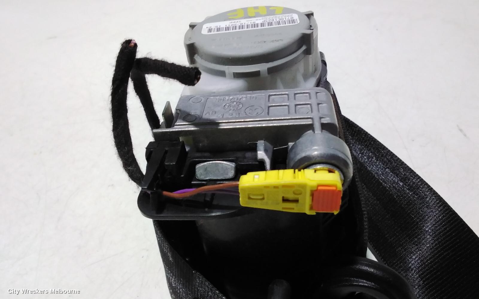 AUDI Q5 SEATBELT/STALK, LH FRONT, SEAT BELT ONLY, 8R, 03/2009 - 12/2013
