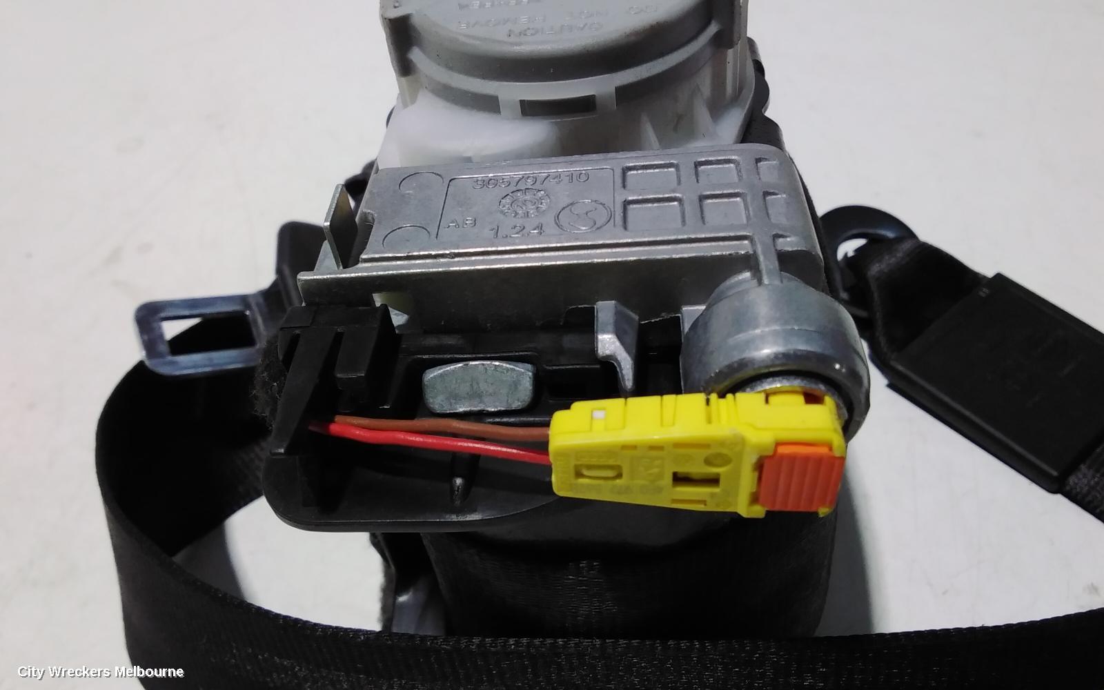 AUDI Q5 SEATBELT/STALK, RH FRONT, SEAT BELT ONLY, 8R, 03/2009 - 12/2013