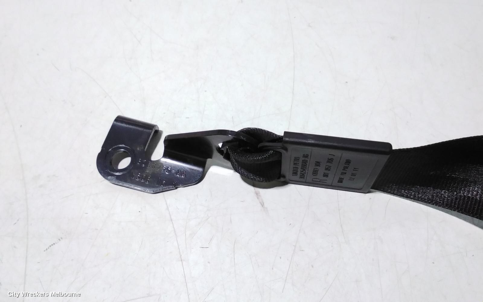 AUDI Q5 SEATBELT/STALK, RH FRONT, SEAT BELT ONLY, 8R, 03/2009 - 12/2013