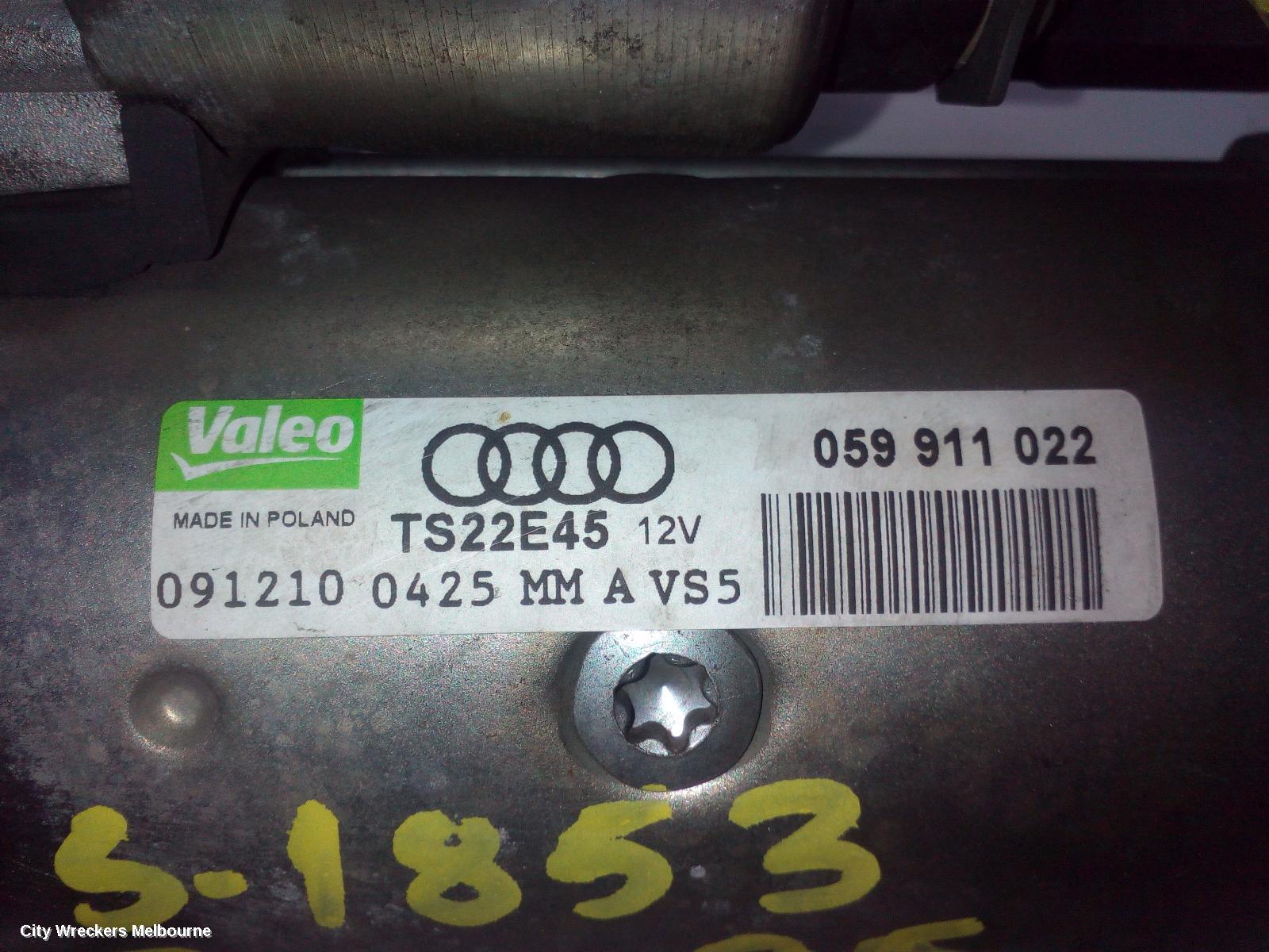 AUDI Q5 STARTER, DIESEL, 3.0, CCWA CODE, VALEO, 8R, 03/2009 - 11/2012