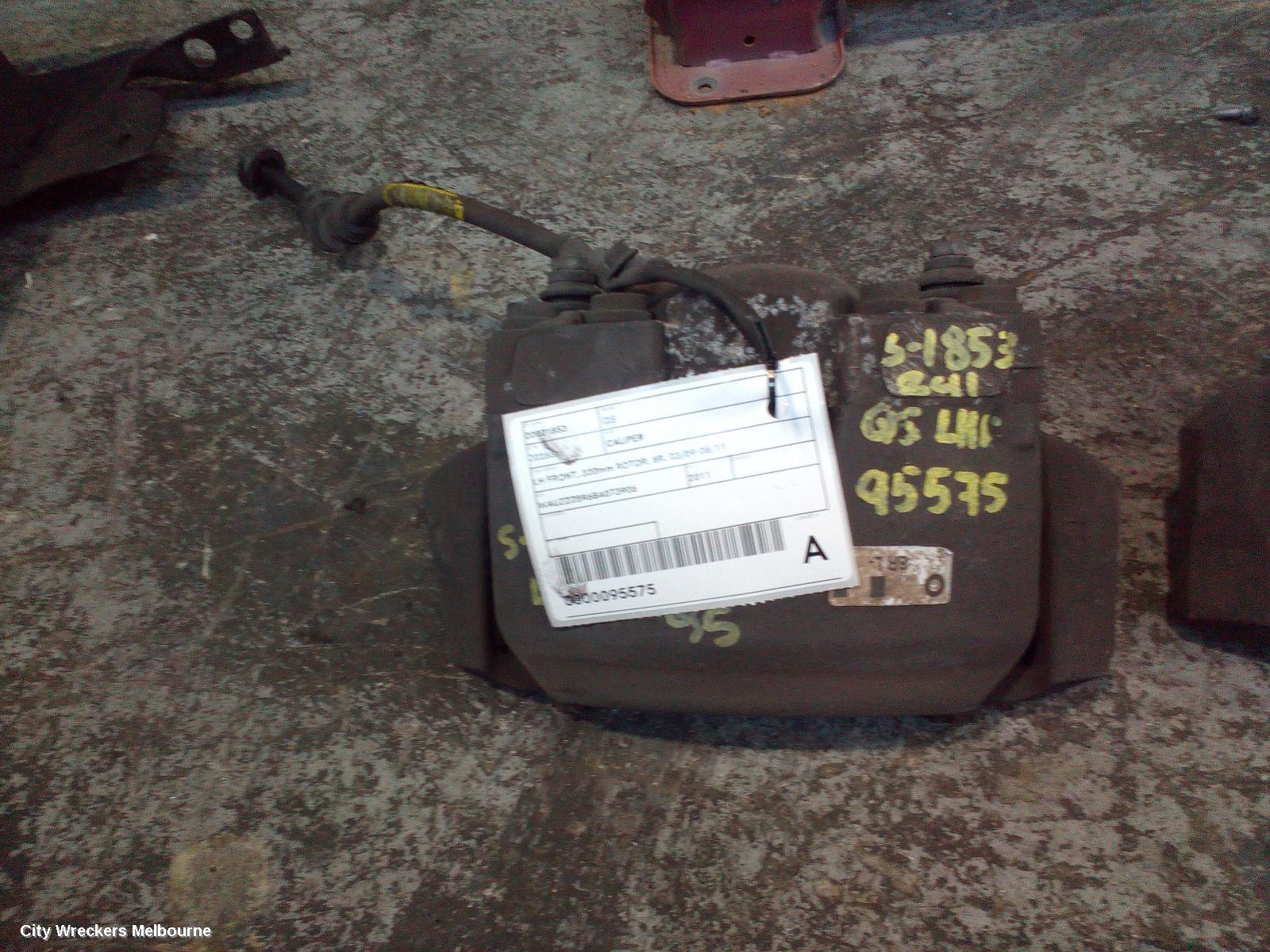 AUDI Q5 CALIPER, LH FRONT, 320MM ROTOR, 8R, 03/2009 - 06/2011