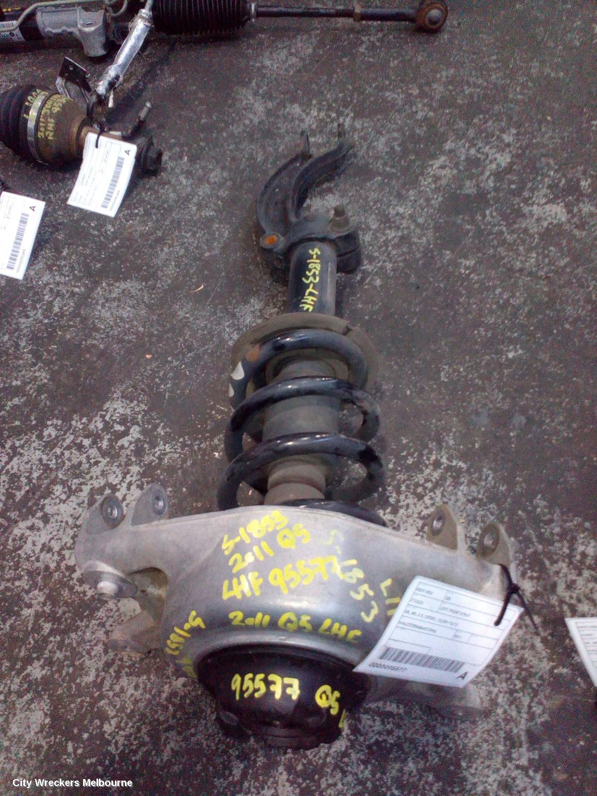 AUDI Q5 LEFT FRONT STRUT, Q5, 8R, 3.0, DIESEL, 03/2009 - 10/2012