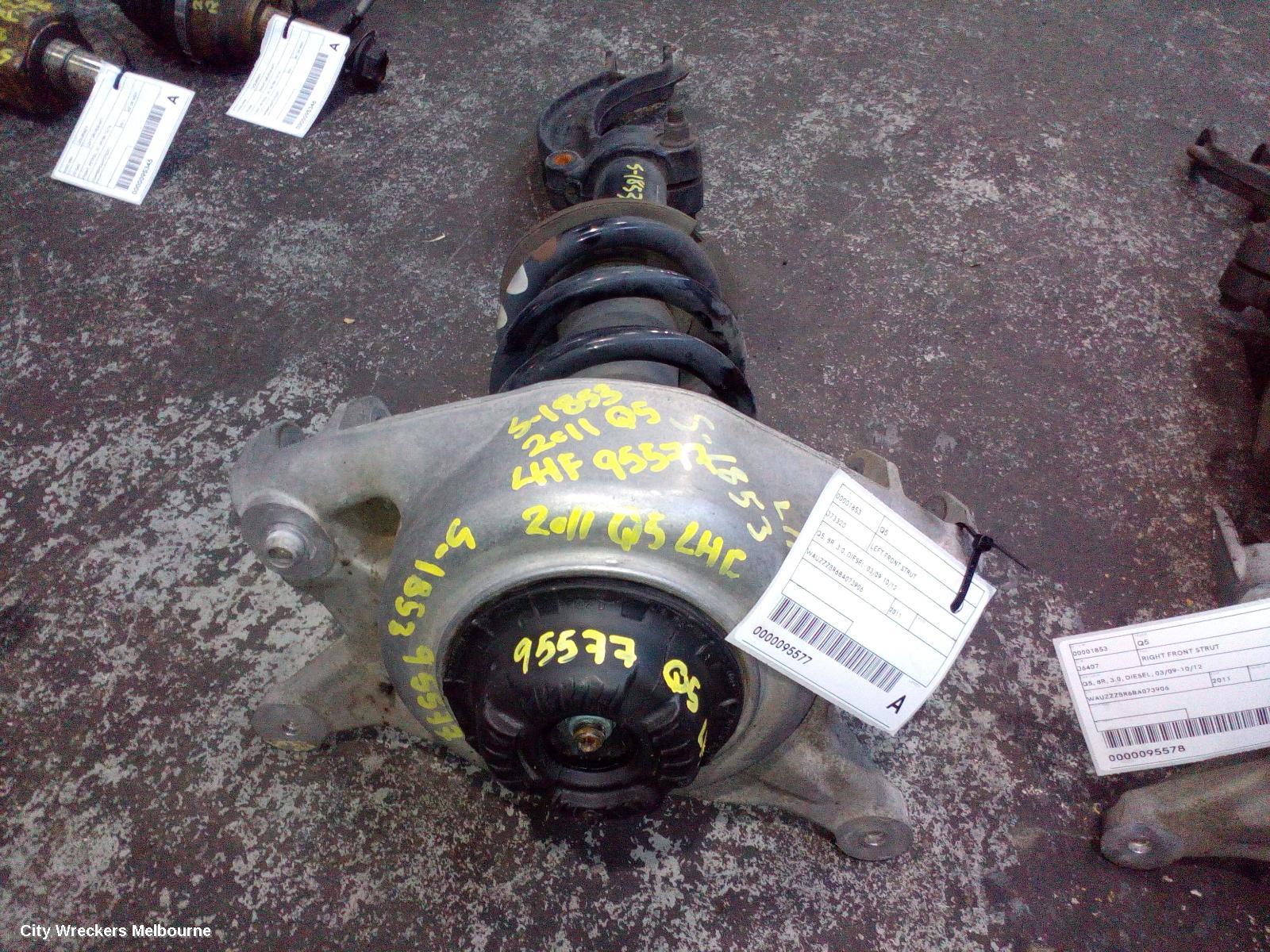 AUDI Q5 LEFT FRONT STRUT, Q5, 8R, 3.0, DIESEL, 03/2009 - 10/2012