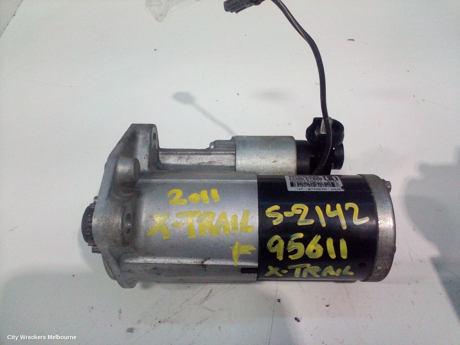 NISSAN XTRAIL STARTER, PETROL, 2.5, QR25DE, AUTO T/M, W/ SHORT SNOUT TYPE, T31, 09/2007 - 12/2013