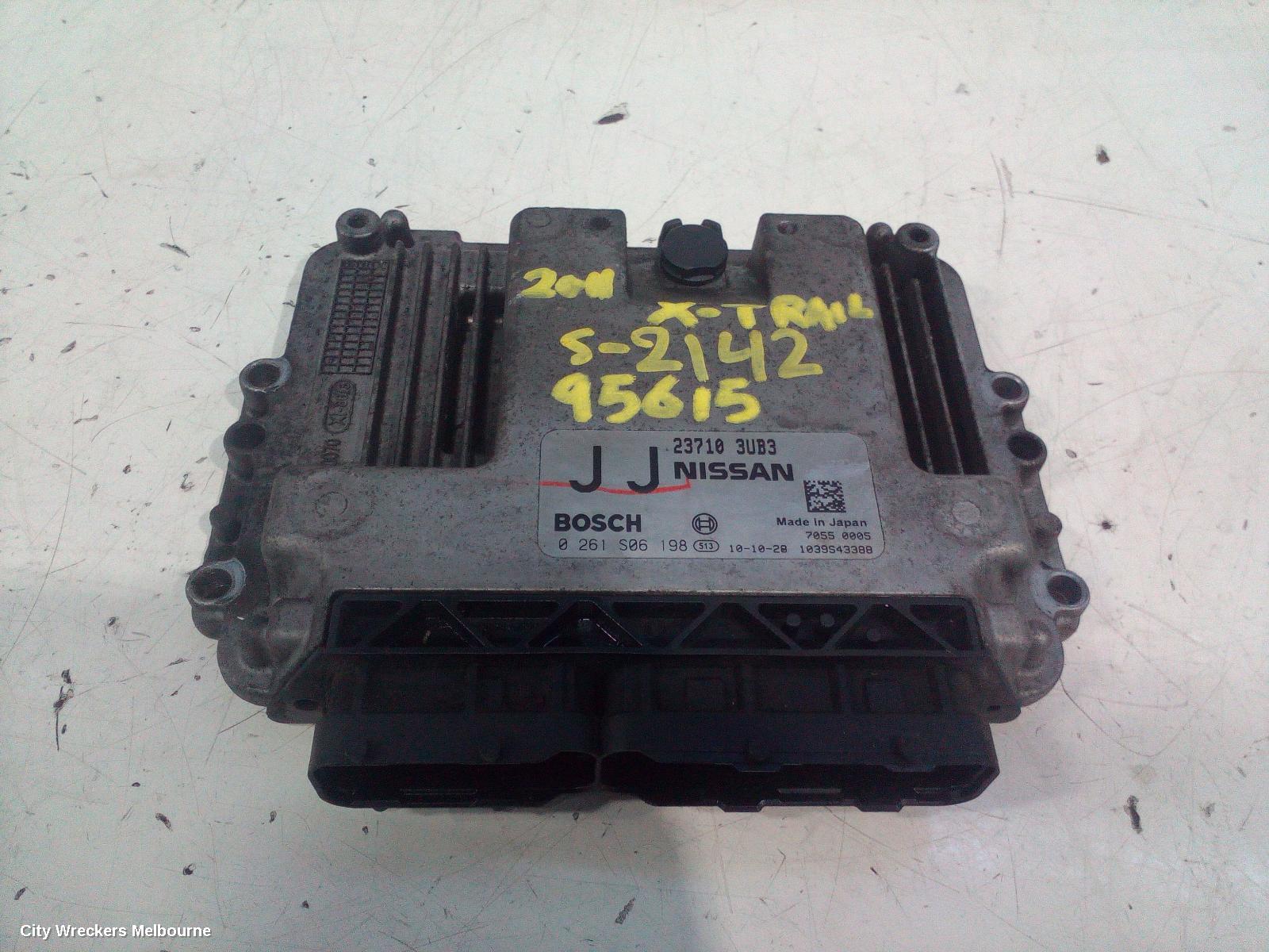 NISSAN XTRAIL ECU, ENGINE ECU, 2.5, PETROL, AUTO T/M, ECU ONLY, T31-T32, 09/2007 ONWARDS